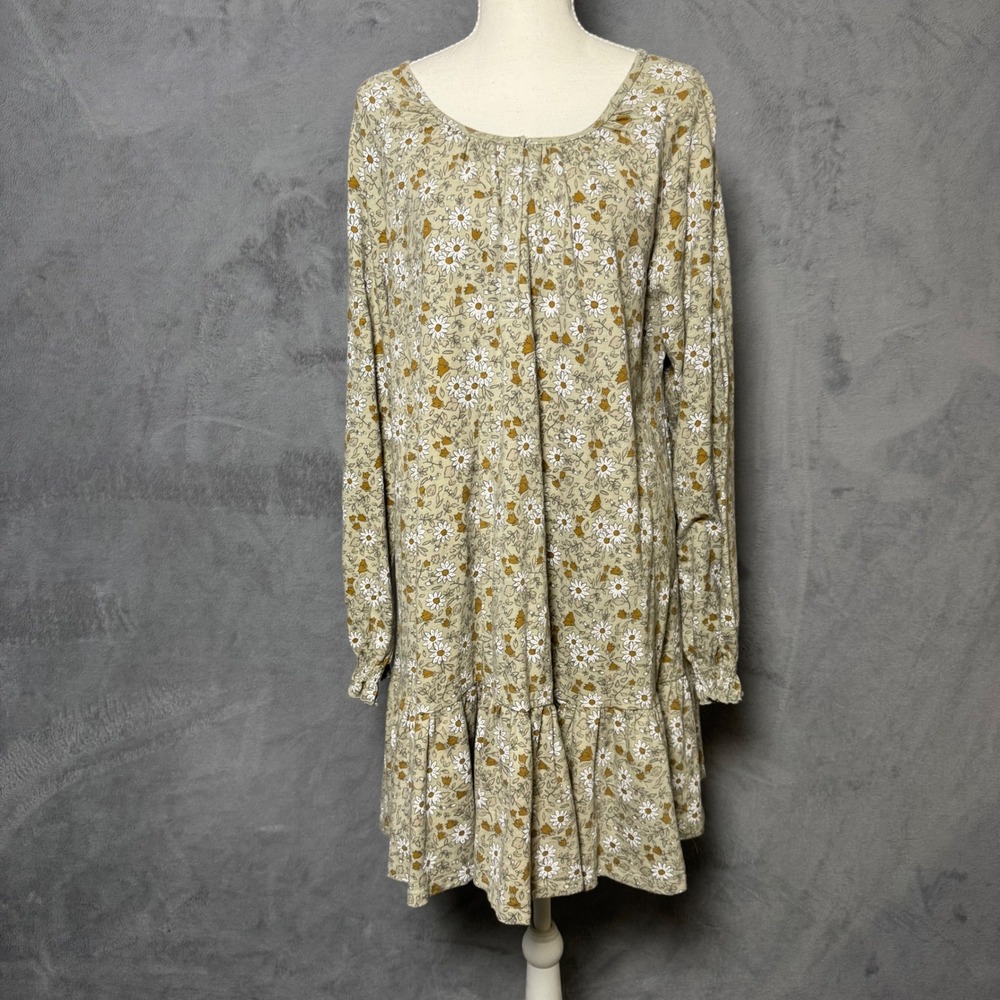 Rylee & Cru Size L Daisy Floral Cottagecore Mini Dress Boho Whimsy